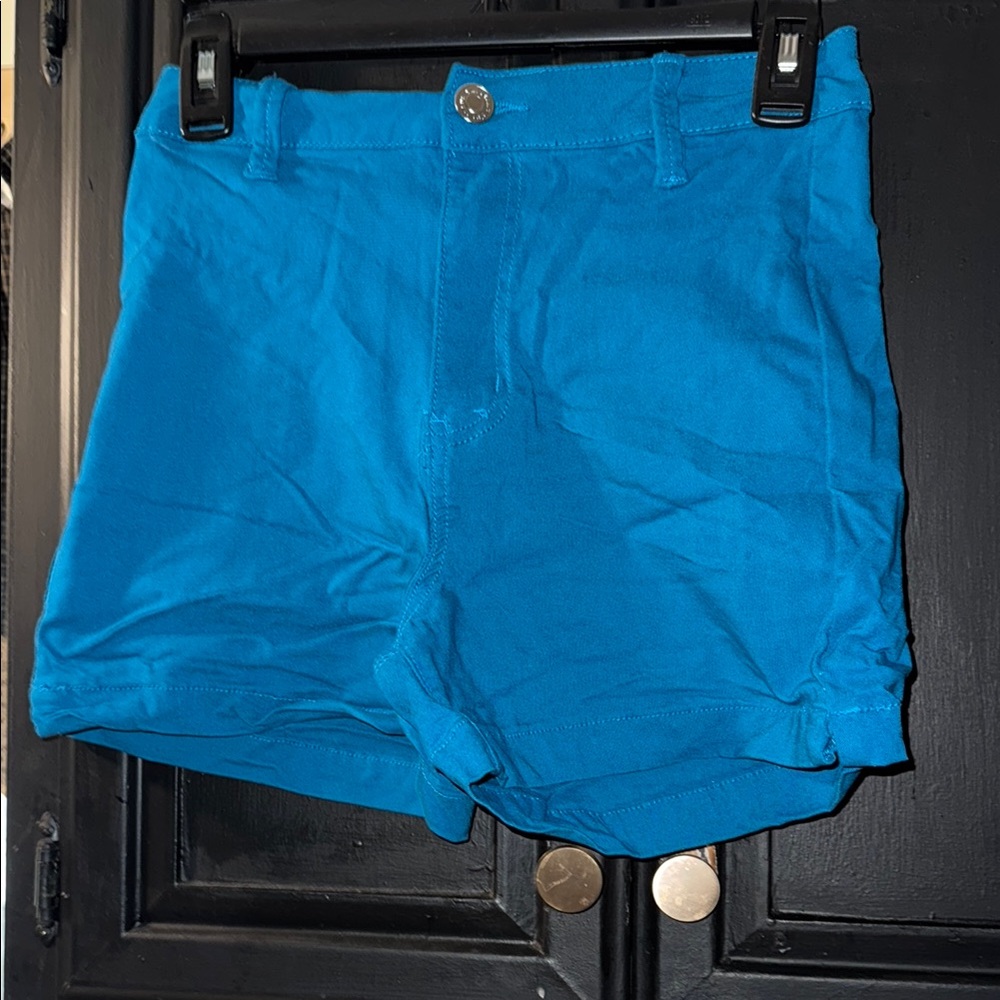 YMI Teal High-Waisted Shorts